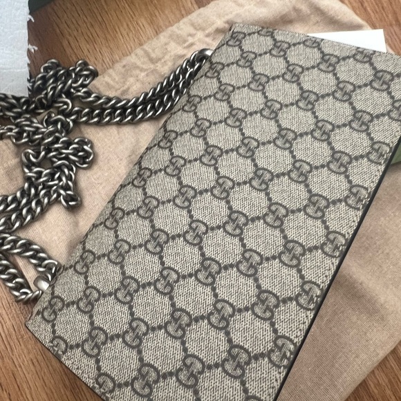 Gucci Dionysus handbag rhinestone like new authentic bag purse designer metal - Picture 12 of 15